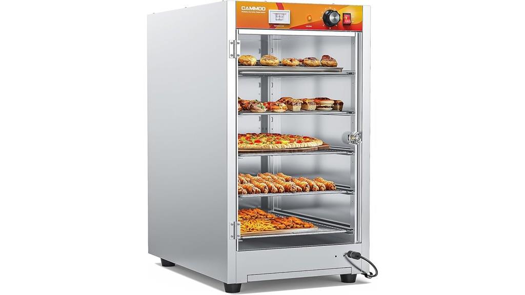 commercial food warmer features