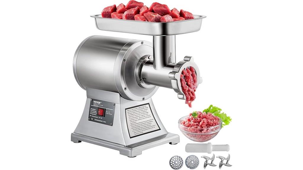 commercial meat grinder capacity