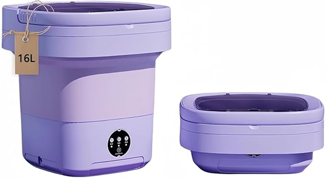 compact 16l foldable washer