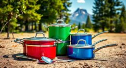 compact camping cookware sets
