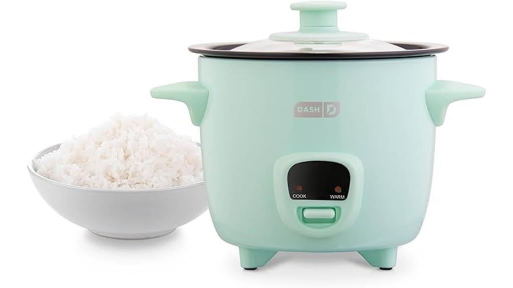 compact nonstick rice cooker