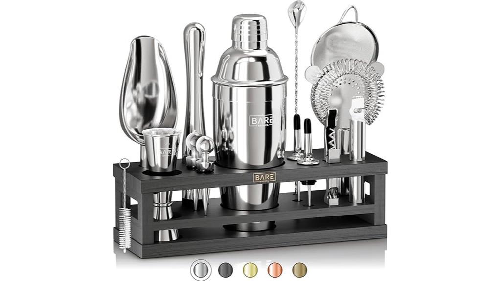 complete 16 piece cocktail set