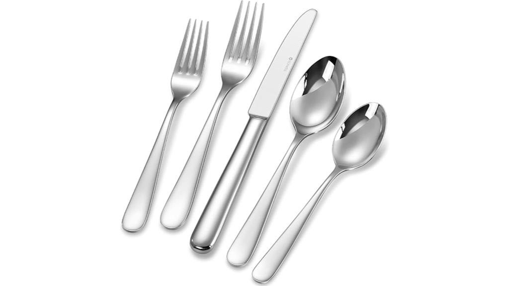 complete 65 piece silverware set