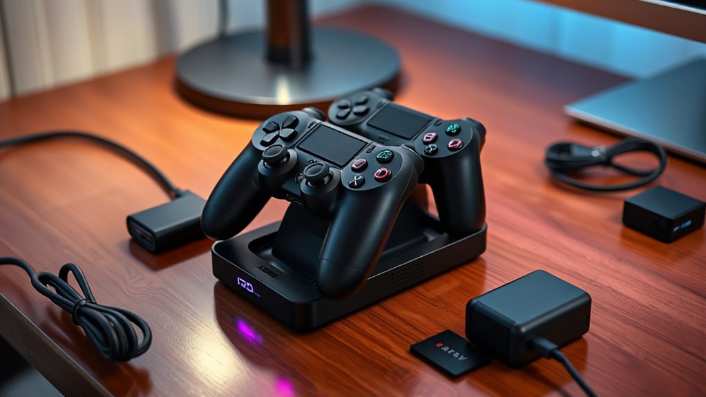 controller charging station features