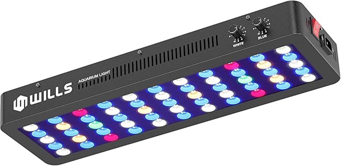 coral reef aquarium light