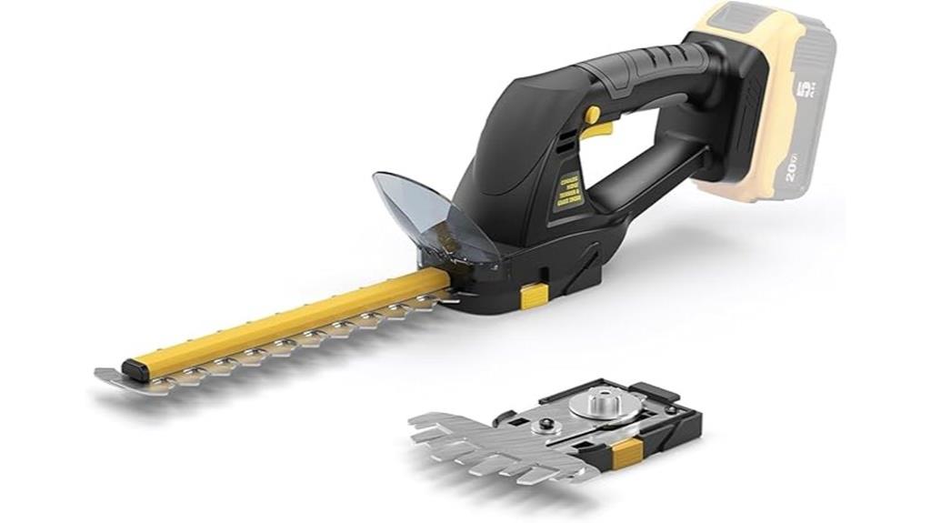 cordless dewalt hedge trimmer