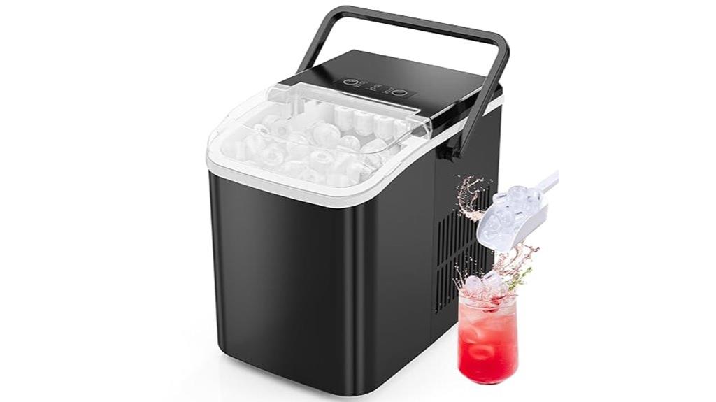 countertop ice maker set