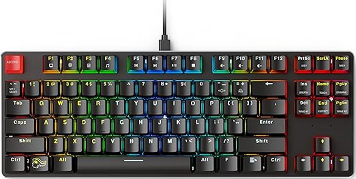 custom tkl gaming keyboard