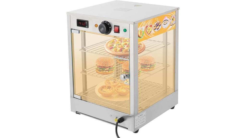 digital 3 tier food warmer
