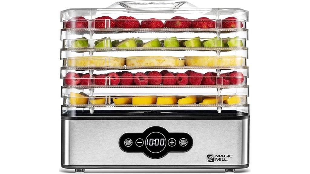 digital stainless steel dehydrator