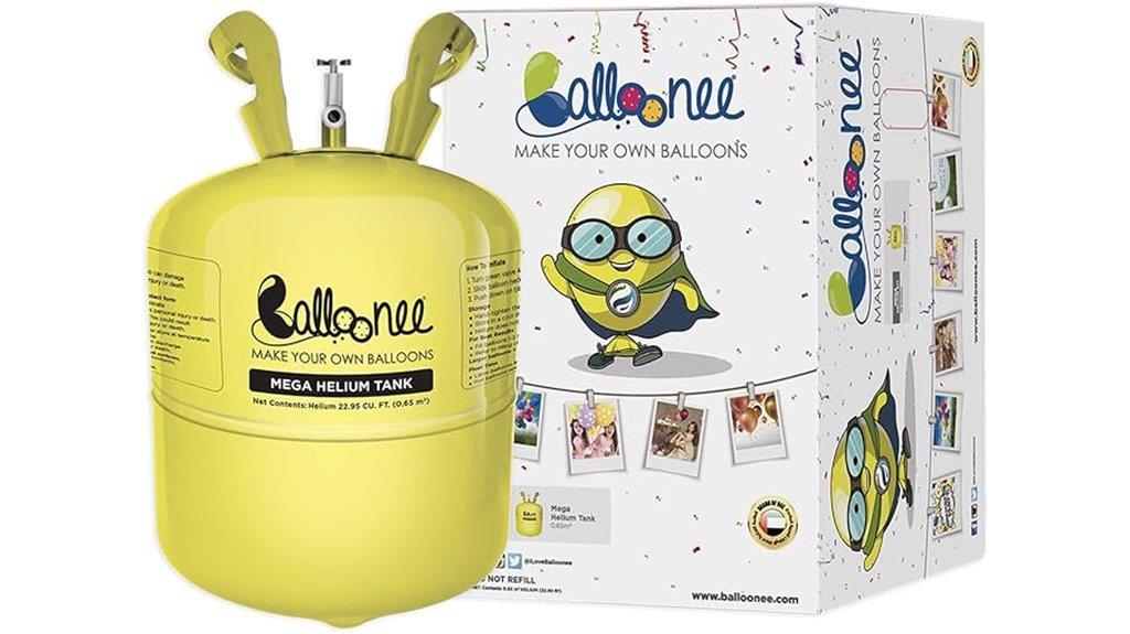 disposable helium balloon kit