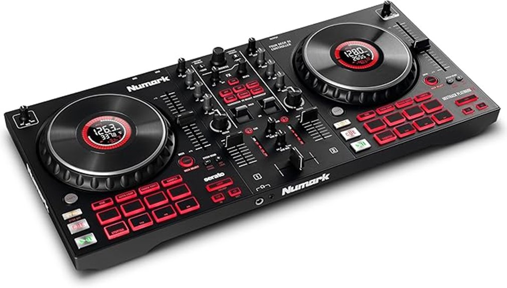 dj controller with fx