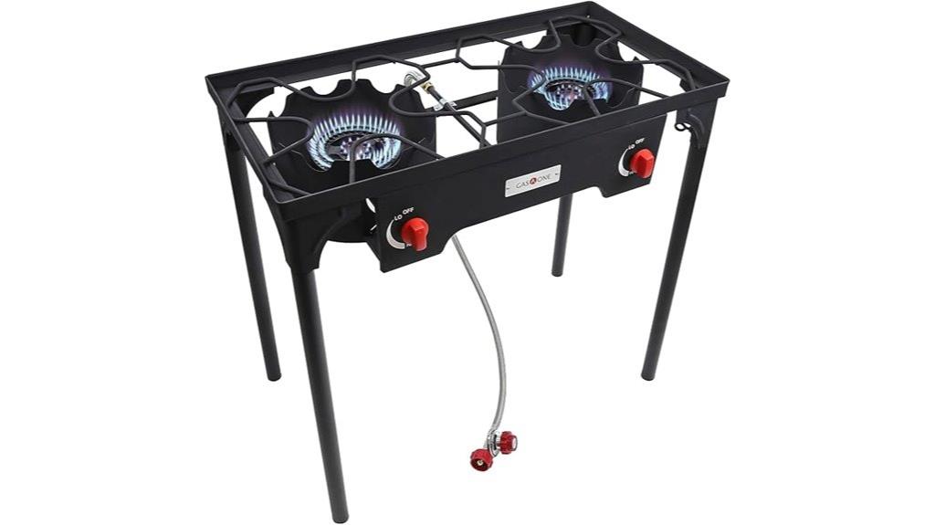 double burner camping stove