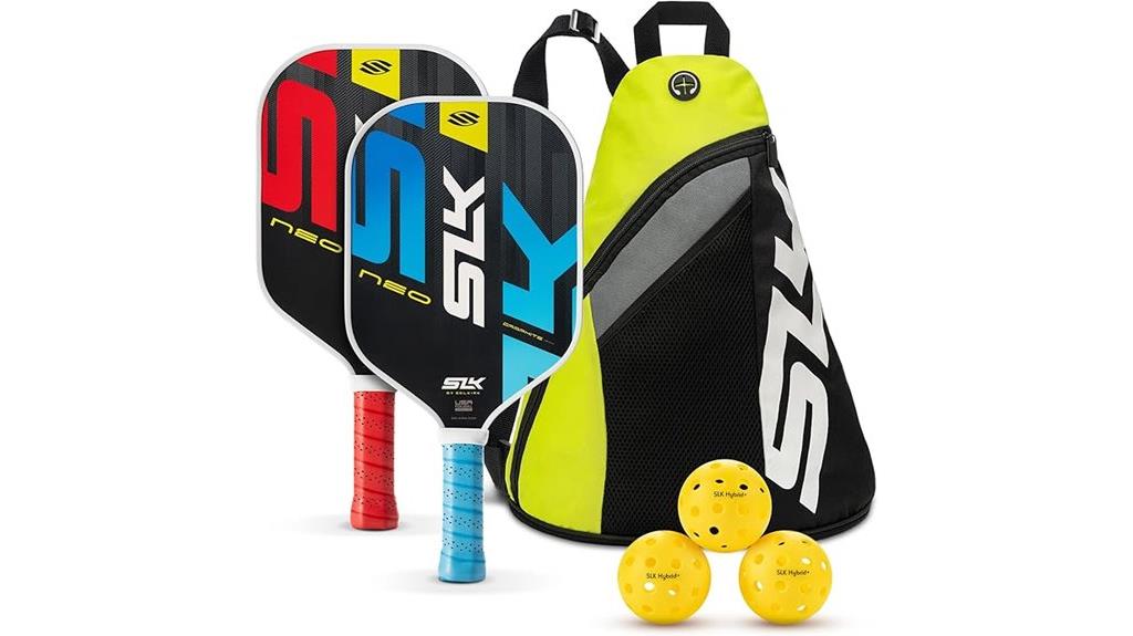 double pickleball paddle set