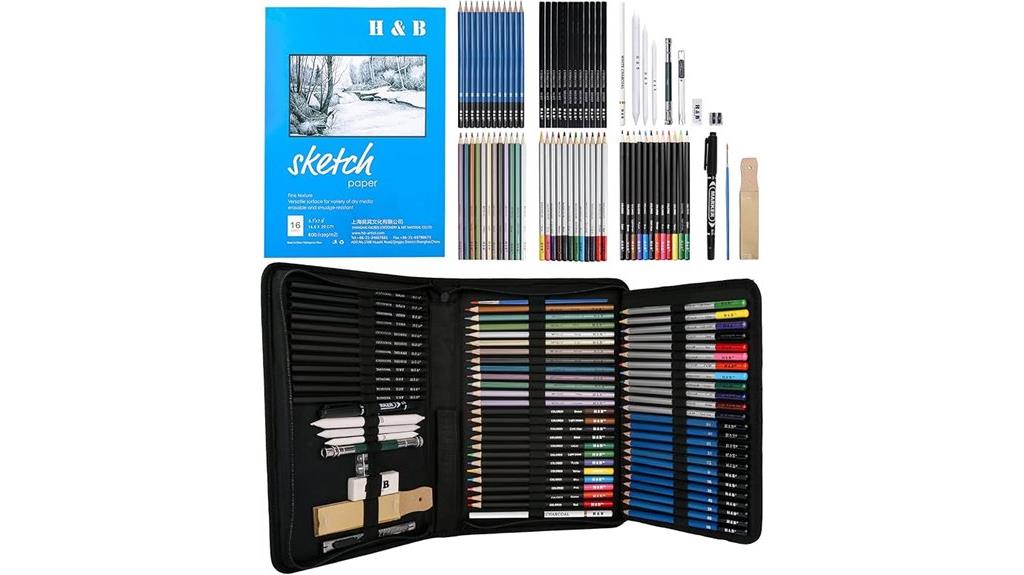 drawing supplies sketching set