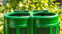 dual chamber compost tumblers