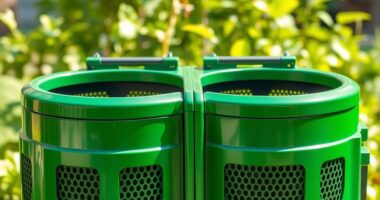 dual chamber compost tumblers