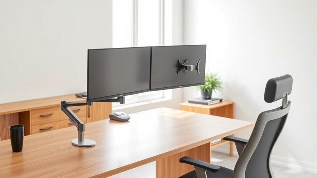 dual monitor stand considerations