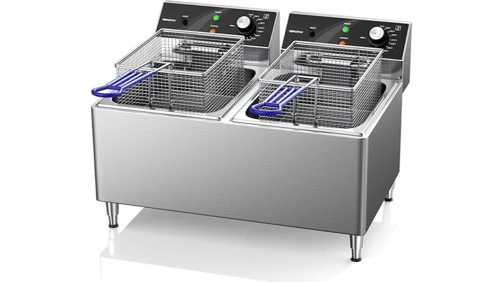 dual tank electric fryers