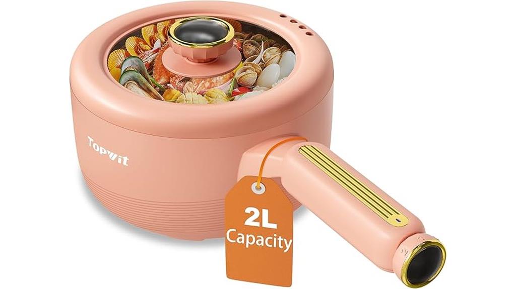 dual temperature nonstick hot pot