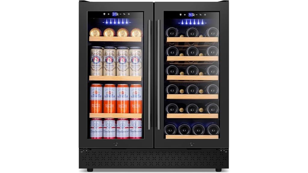 dual zone wine cooler