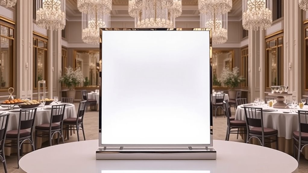 durable adjustable buffet signage