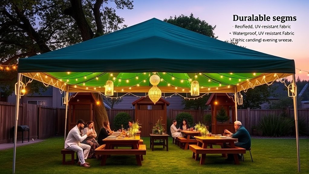 durable weather resistant canopy