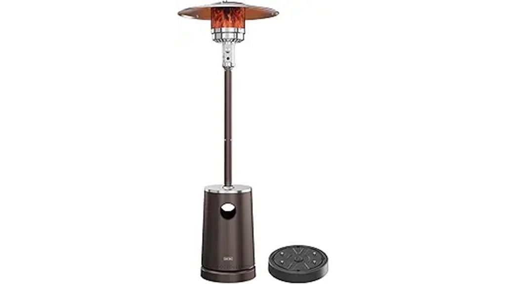 east oak 55 000 btu patio heater