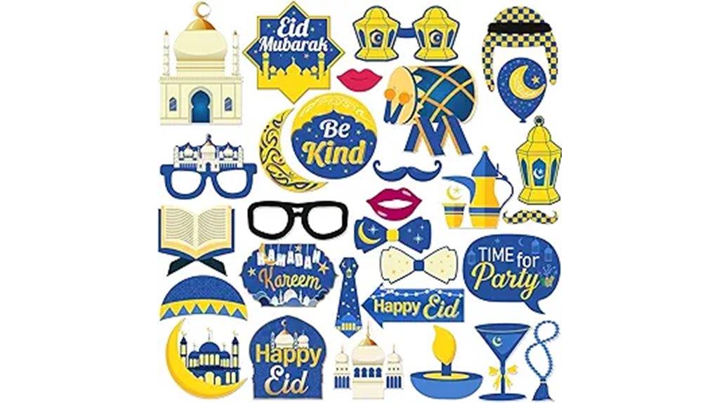 eid mubarak photo props