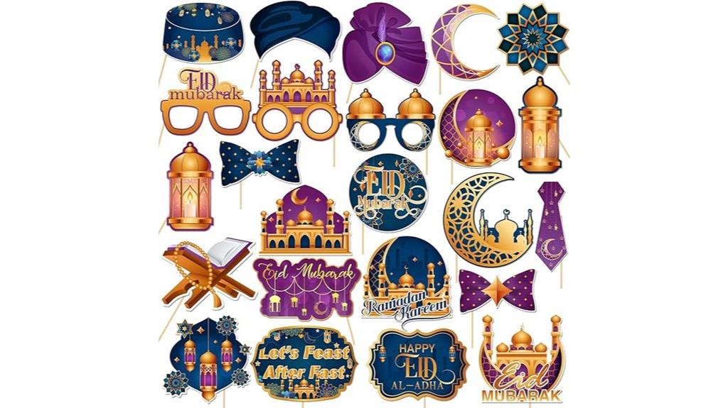 eid mubarak photo props