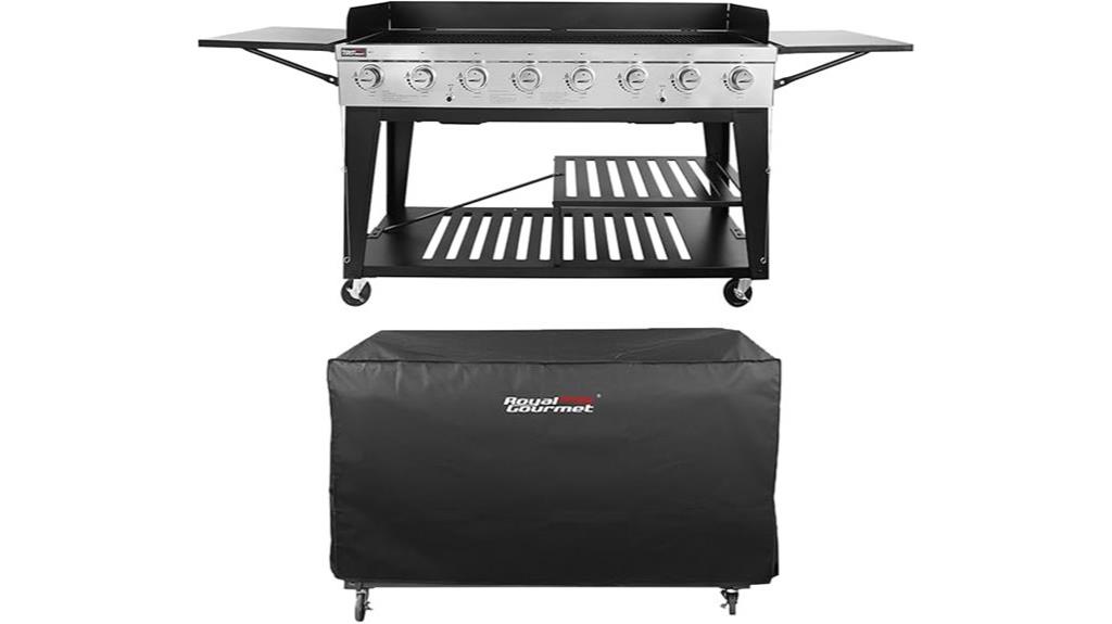 eight burner propane grill