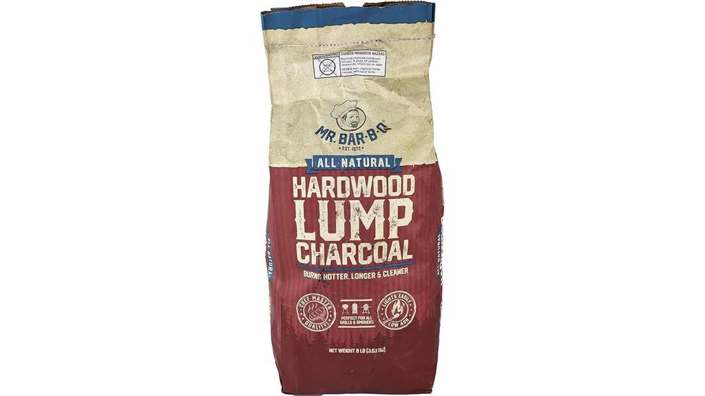 eight pound hardwood charcoal