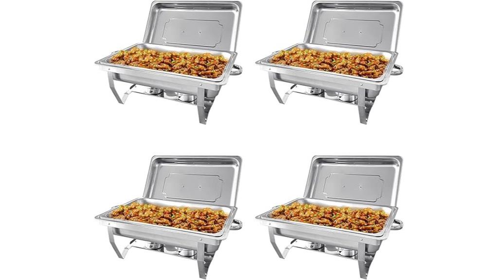 eight quart chafers set