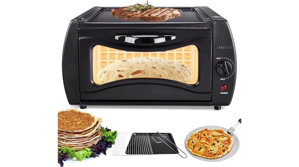 electric countertop pizza oven