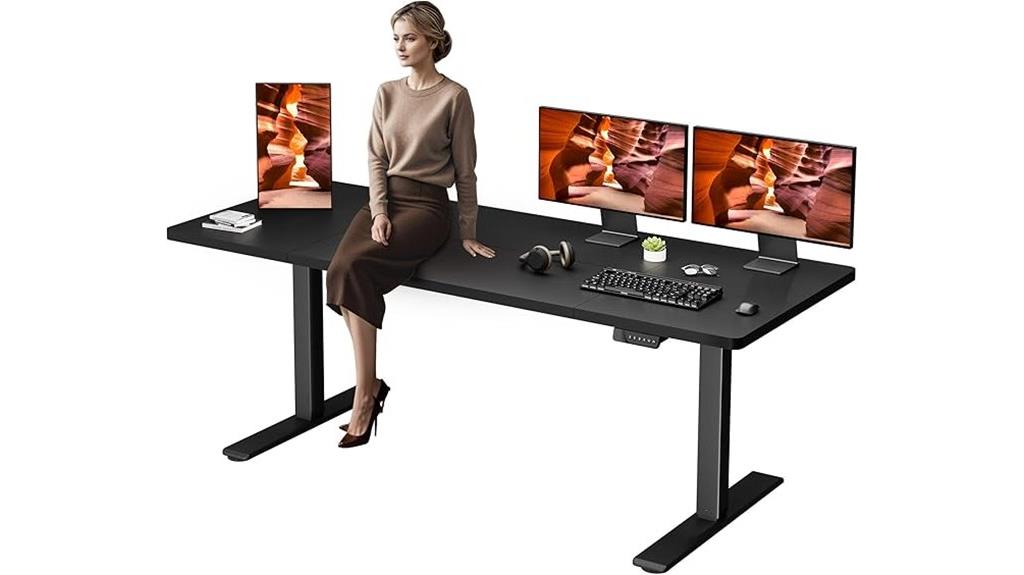 electric dual motor desk