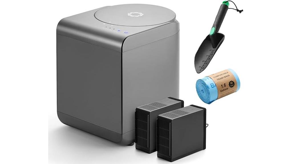 electric kitchen composting system