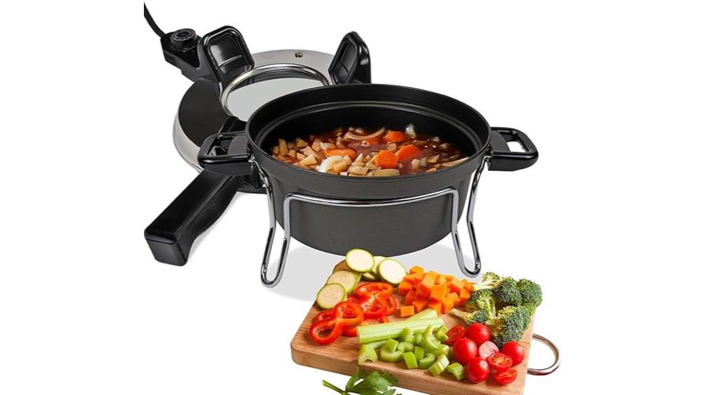 electric oven with adjustable thermostat