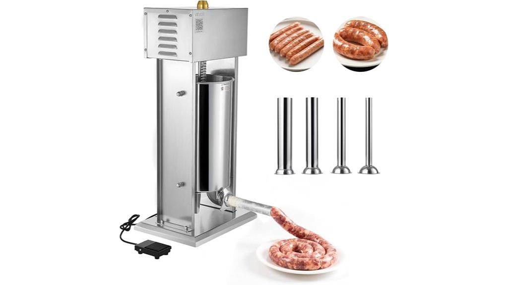 electric sausage stuffer capacity