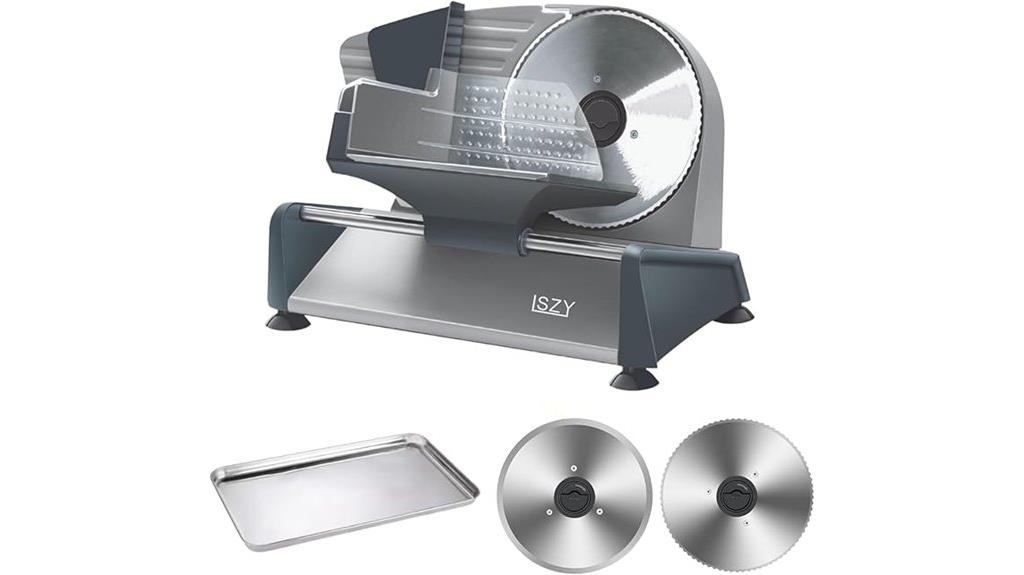 electric slicer with removable blades