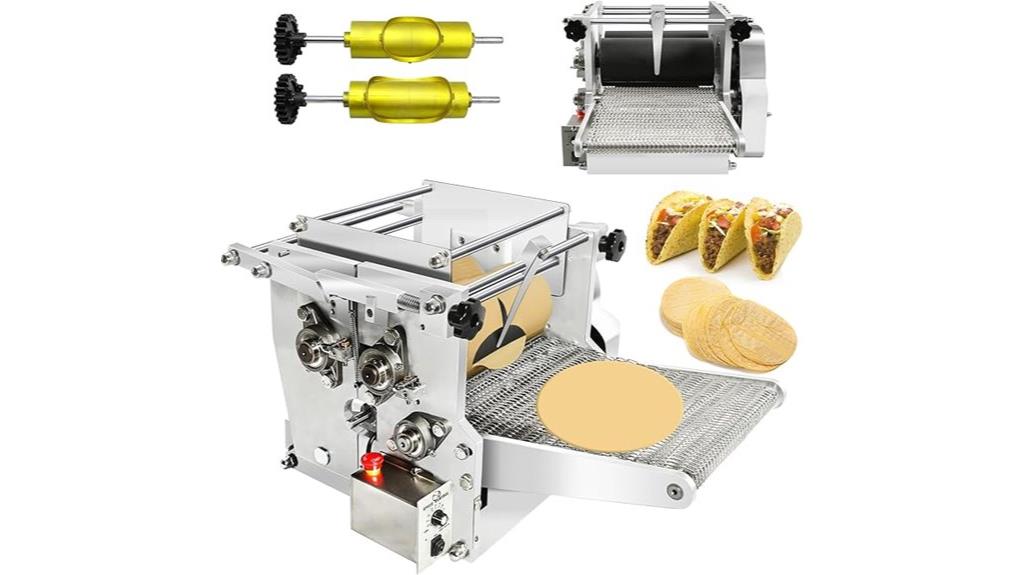 electric tortilla maker with molds