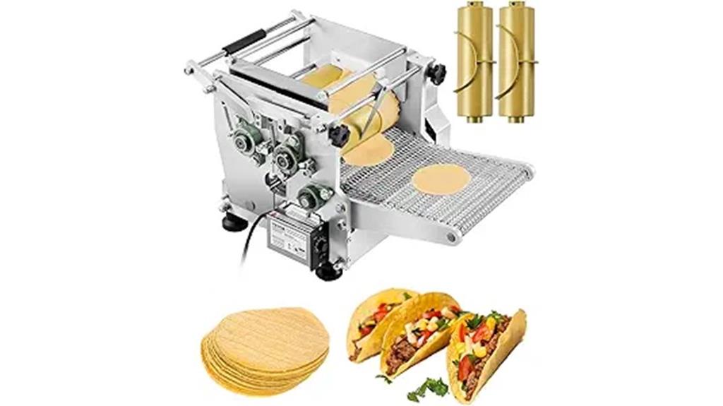 electric tortilla maker with non stick