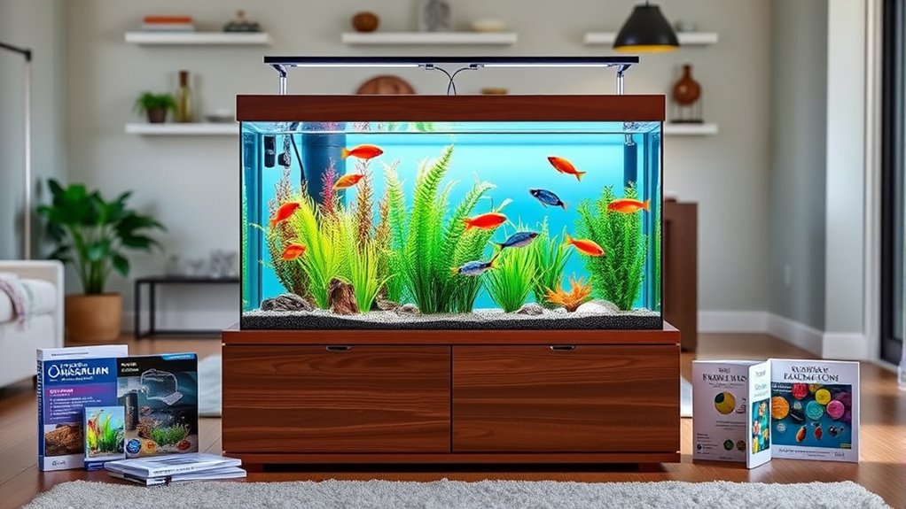 essential aquarium setup features