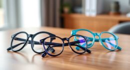 fashionable blue light glasses