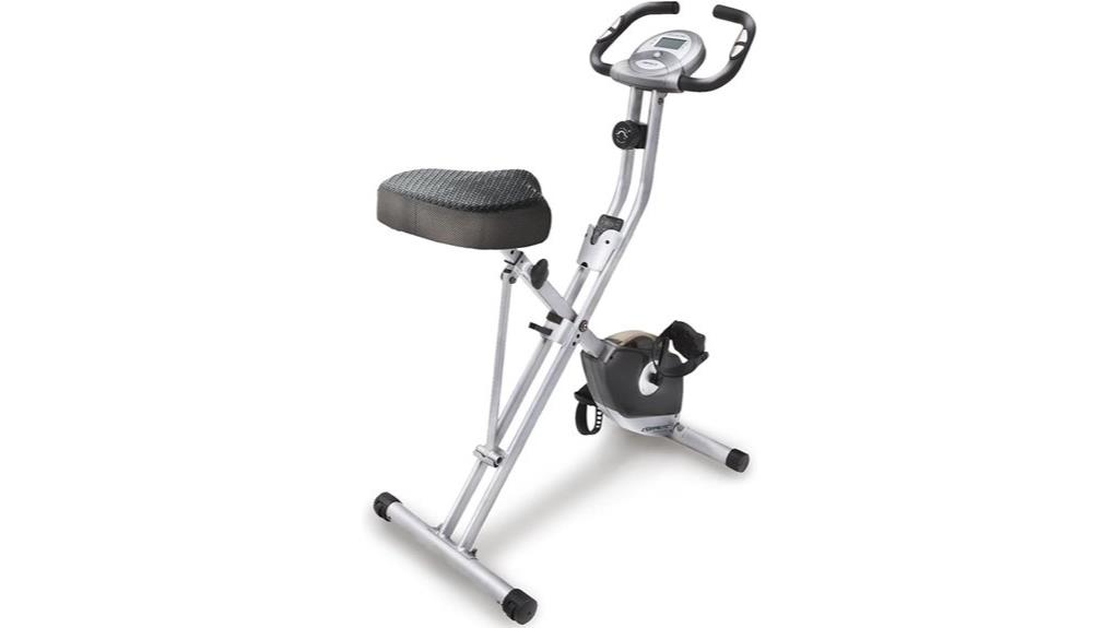 foldable exercise bike lcd