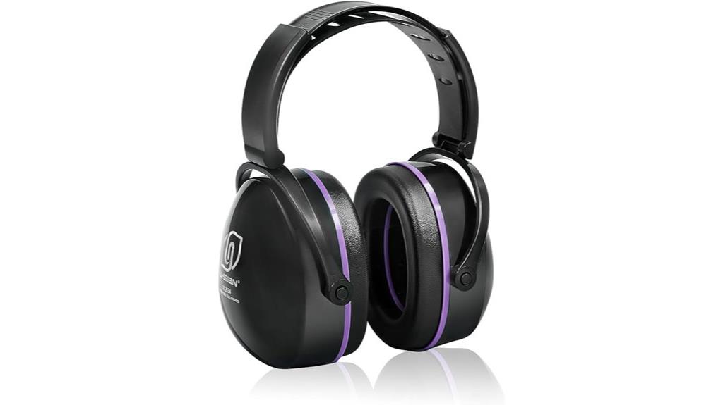foldable lysian noise canceling ear muffs