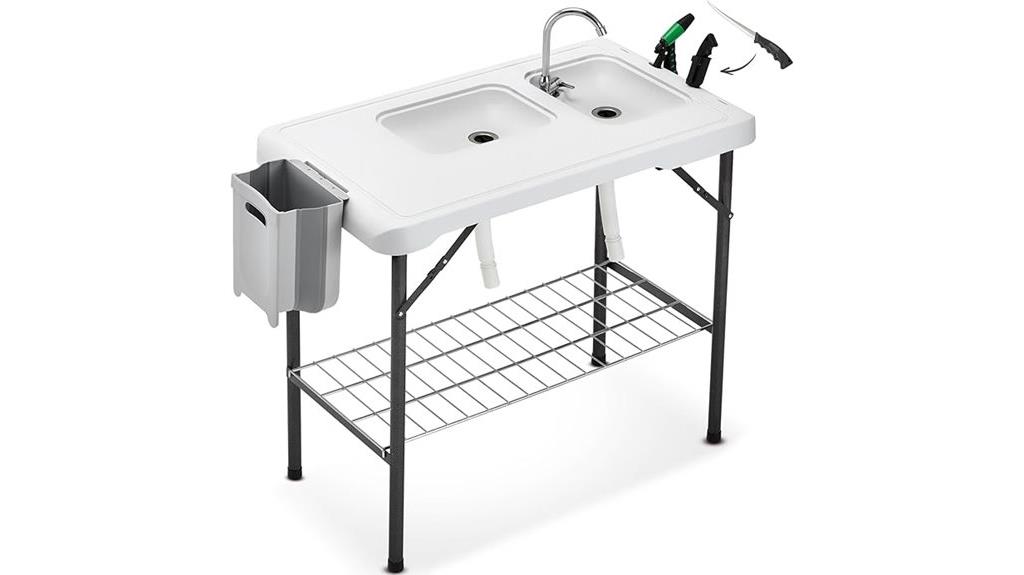 folding fish cleaning table