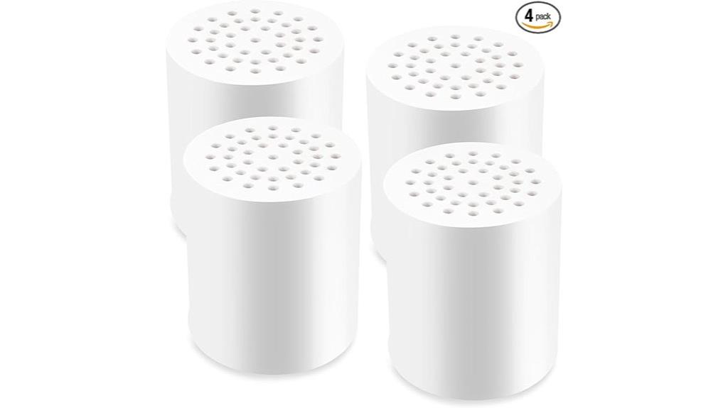four pack shower filter cartridges