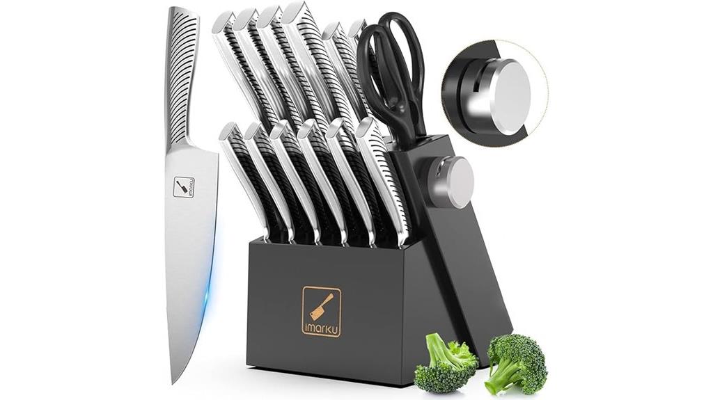 four piece kitchen knife set