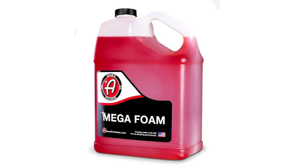 gallon of foam car wash
