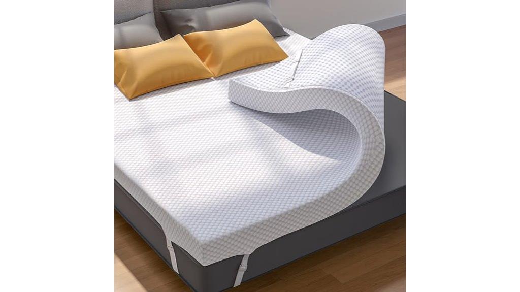 gel memory foam topper